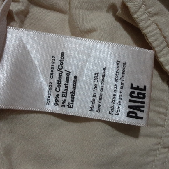 Paige Floral Skyline Ankle PEG Women's Jeans Women 27 Y2k Casual Beach Vacation - Picture 6 of 9